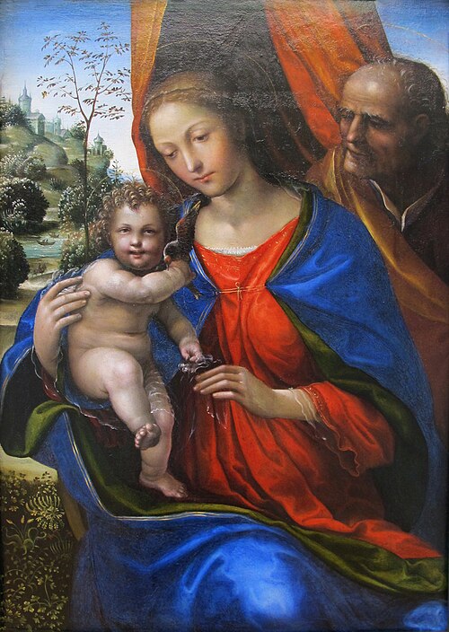 La Sainte Famille, 1511, Le Sodoma