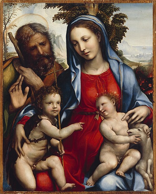 The Holy Family and St. John, 1477, Le Sodoma