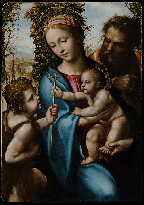 Holy Family with young Saint John, 1525, Le Sodoma
