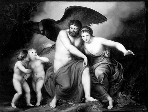 Jupiter and Io, 1821, Claudius Herr
