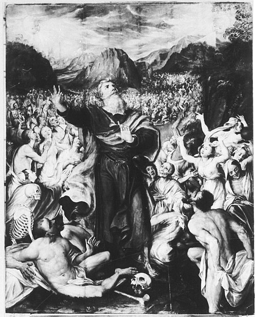 Die Vision des heiligen Ezechiel, 1550, Philipp Memberger