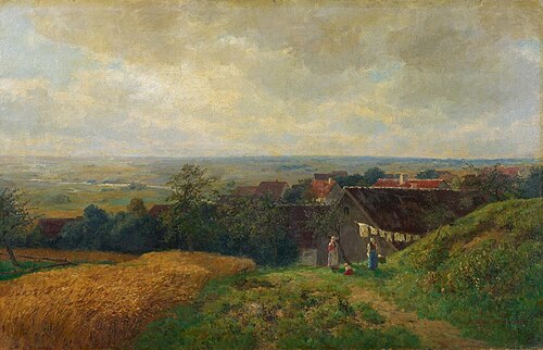 Dorfeingang, 1889, Betty Nägeli