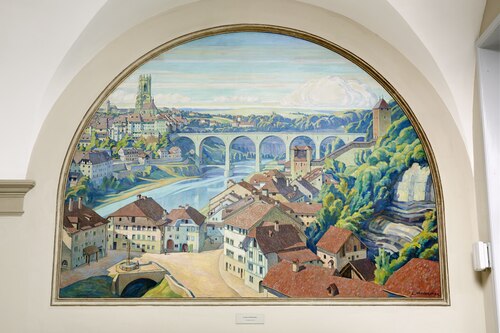 Pont de Zaehringen (Vonlanthen), 1926, Louis Vonlanthen
