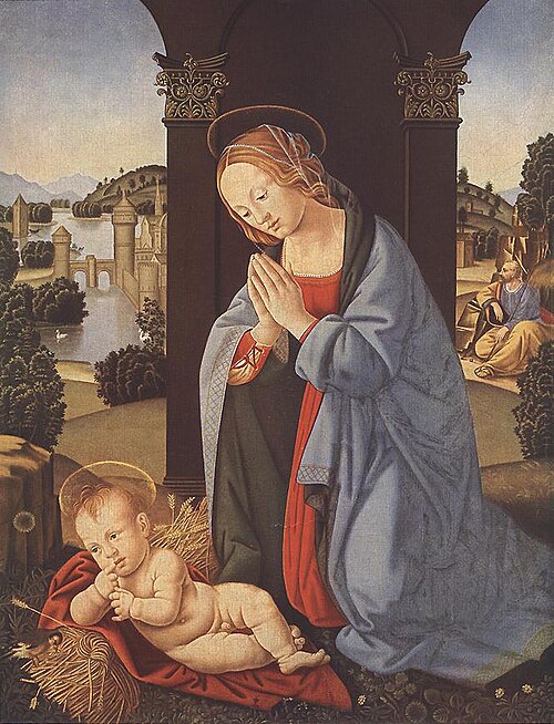 Sainte Famille, 1550, Lorenzo di Credi