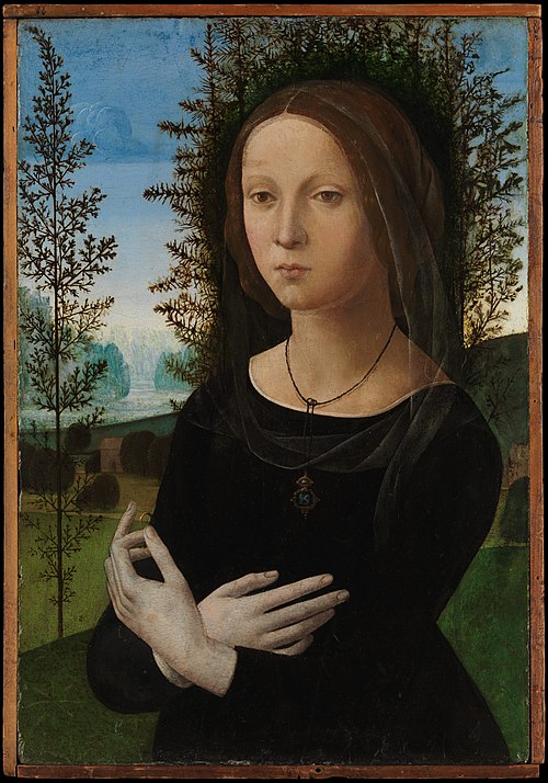 Portrait d'une jeune femme, 1490, Lorenzo di Credi