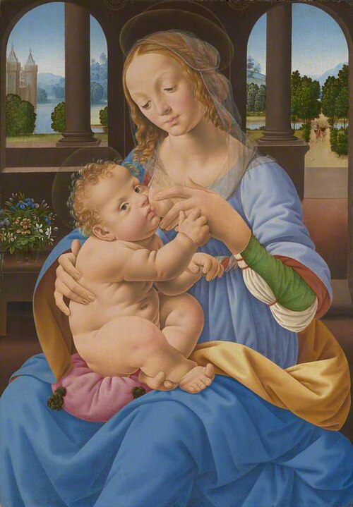 Vierge à l'enfant, 1490, Lorenzo di Credi
