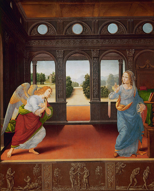 L'Annonciation, 1480, Lorenzo di Credi