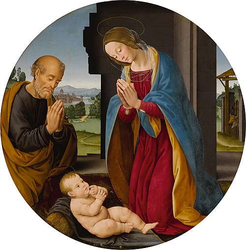 Adoration of Christ, 1510, Lorenzo di Credi