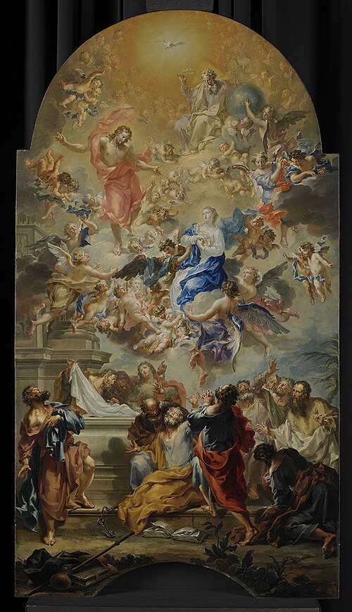 Die Himmelfahrt Mariens, 1735, Johann Georg Platzer