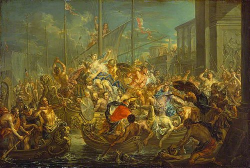 The Abduction of Helen, 1750, Johann Georg Platzer