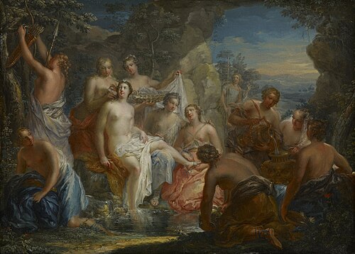 The Bath of Diana, 1730, Johann Georg Platzer