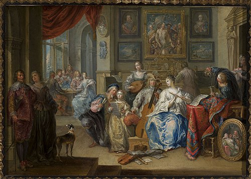 Le Concert, 1730, Johann Georg Platzer
