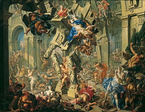 Samsons Rache, 1735, Johann Georg Platzer