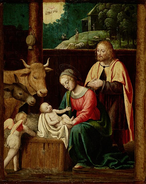 The Birth of Christ, 1525, Bernardino Luini