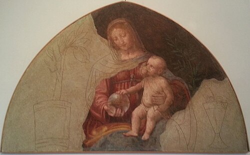 Madonna che allatta il Bambino, , Bernardino Luini