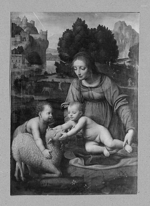 Maria mit Christus- und Johannesknaben, 1500, Bernardino Luini