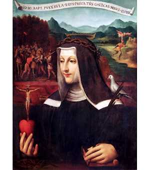 Saint Catherine of Siena, 1550, Bernardino Luini