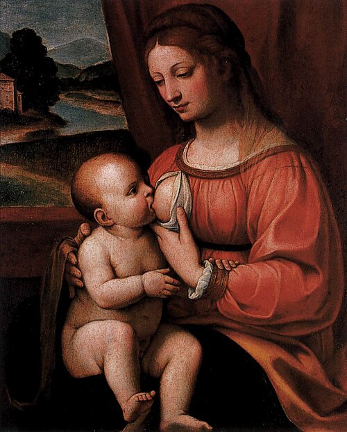 Nursing Madonna, 1520, Bernardino Luini