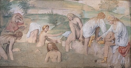 Girls Bathing, 1520, Bernardino Luini