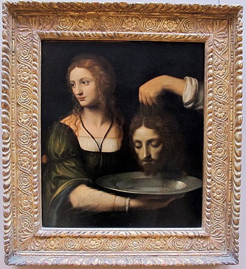Salomé reçoit la tête de saint Jean Baptiste, 1525, Bernardino Luini