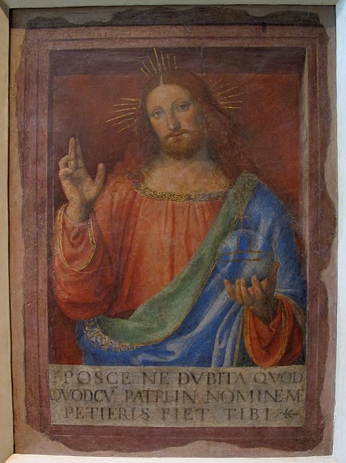 Le Christ bénissant, 1520, Bernardino Luini