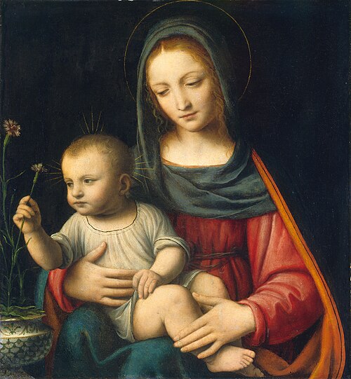 The Madonna of the Carnation, 1515, Bernardino Luini