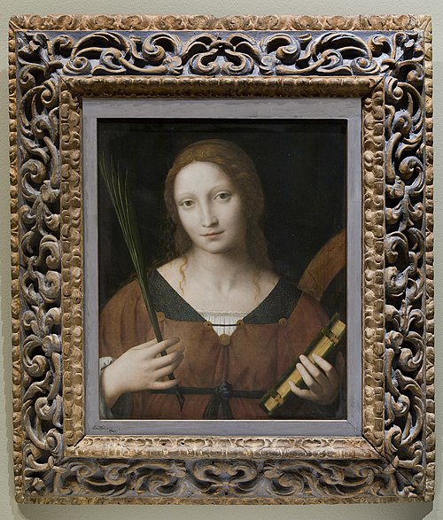 St Catherine of Alexandria, 1513, Bernardino Luini