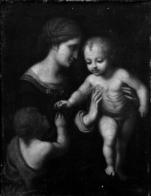 Virgin and Child with St. John, 1529, Bernardino Luini