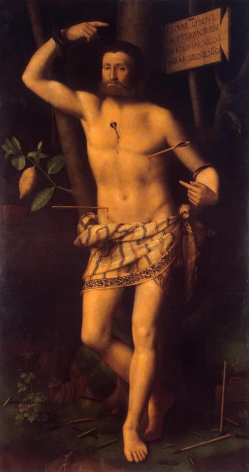 St Sebastian, 1526, Bernardino Luini