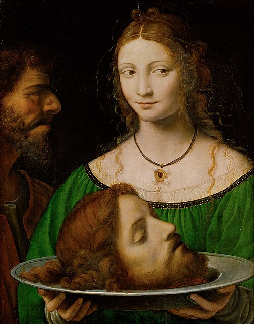 Salome with the Head of John the Baptist, 1525, Bernardino Luini