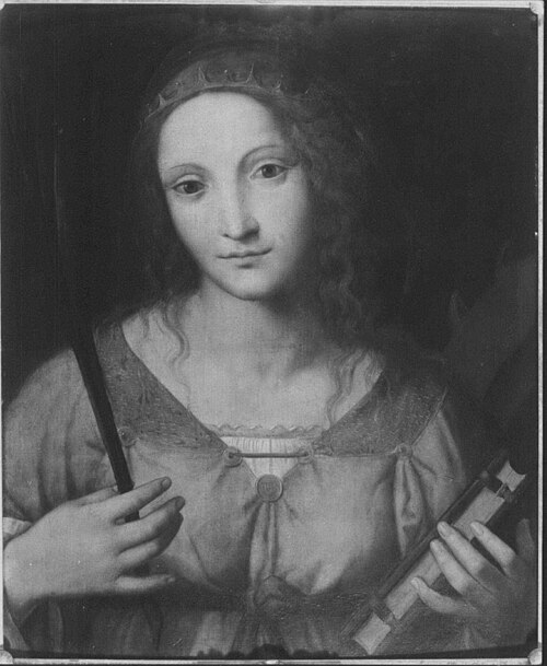 Saint Catherine of Alexandria, 1520, Bernardino Luini