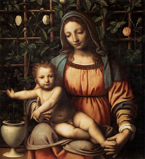 La Vierge à la roseraie, 1510, Bernardino Luini