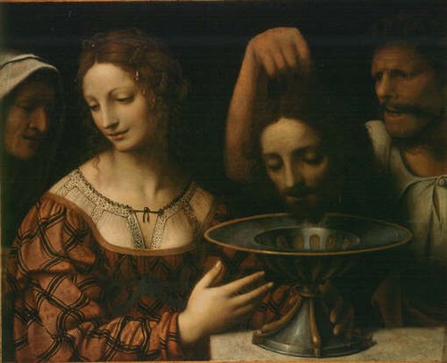 Salomé avec la tête de saint Jean-Baptiste, 1527, Bernardino Luini