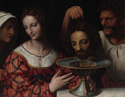 Salome with the Head of Saint John the Baptist, 1500, Bernardino Luini