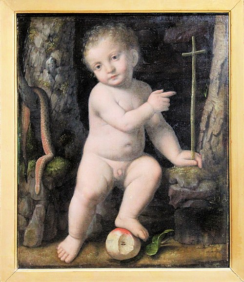 L'Enfant Jésus, sauveur du monde, 1520, Bernardino Luini