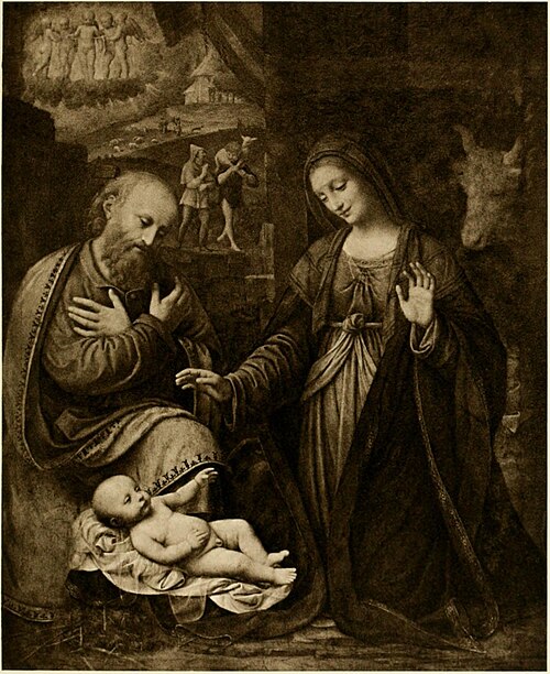 Nativity, 1520, Bernardino Luini