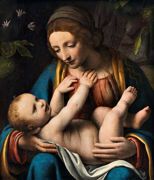 Madonna with the Christ Child, 1520, Bernardino Luini