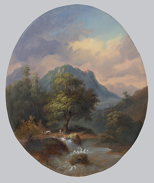 Tatranská krajina, 1865, Pál Böhm