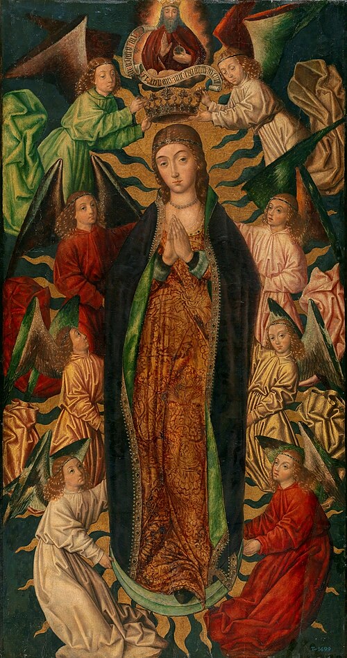 The Assumption and Coronation of the Virgin, 1497, Diego de la Cruz