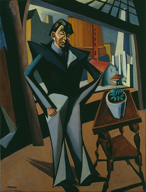 Man Standing at a Window, 1922, Lajos Tihanyi