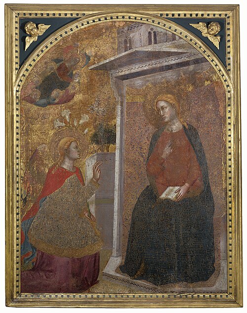The Annunciation, 1387, Bicci di Lorenzo
