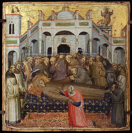 Funeral of St. Francis, 1434, Bicci di Lorenzo