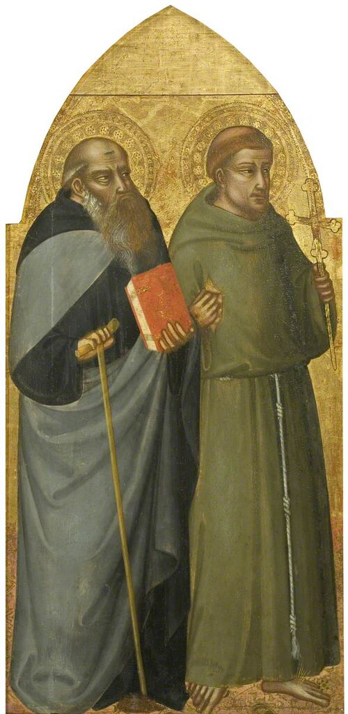 Saints Francis and Anthony Abbot, 1400, Bicci di Lorenzo