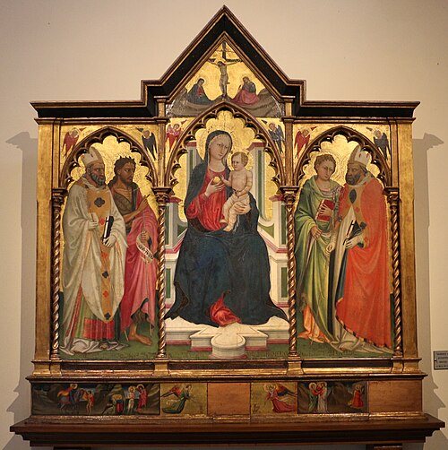 madonna col bambino e santi, , Bicci di Lorenzo