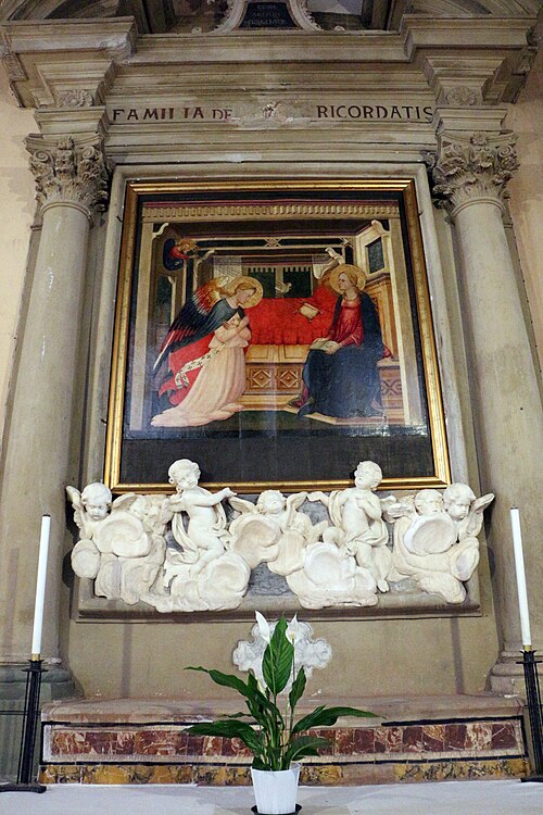 annunciazione fiorentina, 1442, Bicci di Lorenzo
