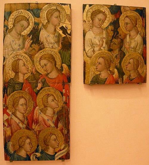 gerarchie celesti, 1420, Bicci di Lorenzo