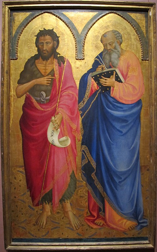 Saints John the Baptist and Mathew, 1433, Bicci di Lorenzo
