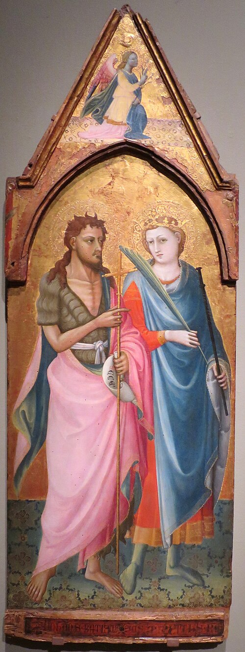 Saint Jean-Baptiste et Saint Miniato, 1401, Bicci di Lorenzo