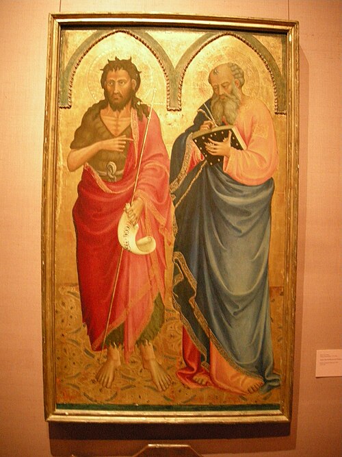 Saints John the Baptist and Matthew, 1433, Bicci di Lorenzo