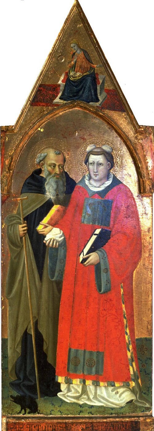 Saint Anthony and Saint Stephen, 1401, Bicci di Lorenzo